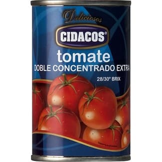 Tomate doble concentrado lata 170 g - Cidacos