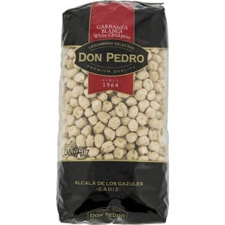 Garbanza blanca paquete 1 kg - Don Pedro
