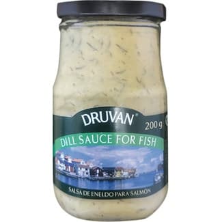 Salsa de eneldo especial para salmón frasco 200 ml - Druvan