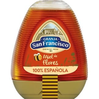 Miel de flores 100% española bote 345 g - Granja San Francisco