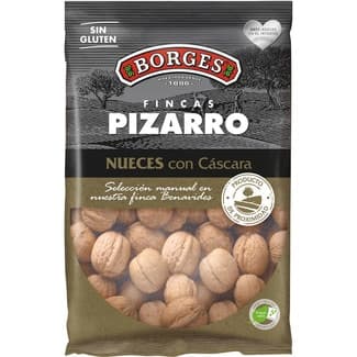 PIZARRO nueces con cáscara bolsa 500 g - Borges