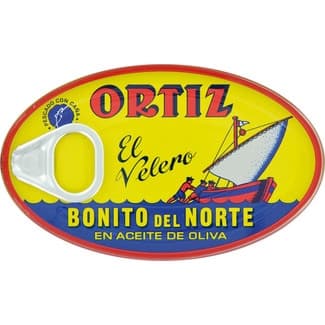 Bonito del norte en aceite de oliva lata 82 g neto escurrido - Ortiz