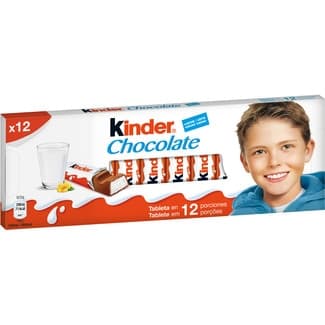 Barritas de chocolate con leche estuche 12 unidades - Kinder