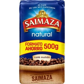 Café molido natural formato ahorro paquete 500 g - Saimaza