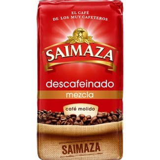 Café descafeinado molido mezcla paquete 250 g - Saimaza