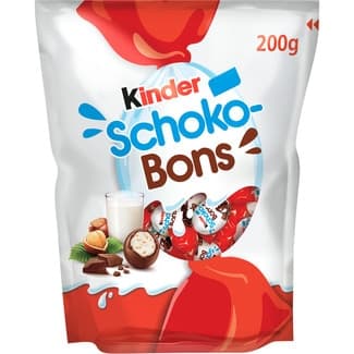Huevos de chocolate rellenos de leche y avellanas bolsa 200 g - Kinder Schoko-bons