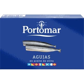 Agujas en aceite de oliva 8-10 piezas lata 81 g neto escurrido - Portomar
