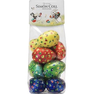 Huevos de chocolate de Pascua surtidos bolsa 250 g - Simon Coll