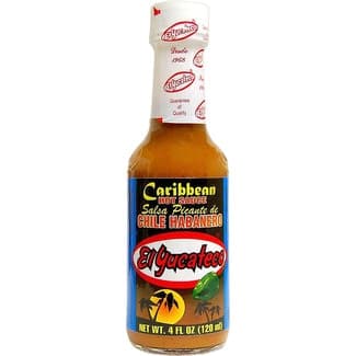 Salsa caribbean picante de chile habanero botella 120 ml - El Yucateco
