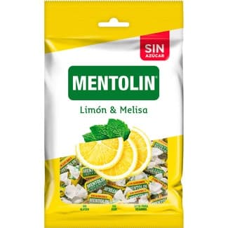 Caramelos de limón melisa sin azúcar bolsa 100 g - Mentolin