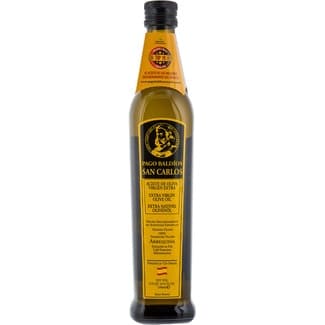 Aceite de oliva virgen extra Arbequina de Extremadura botella 500 ml - Pago Baldios San Carlos