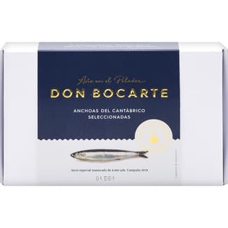 Filetes de anchoa en aceite de oliva virgen extra Serie Numerada 8 piezas lata 58 g - Don Bocarte