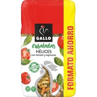 Ensaladas hélices con tomate y espinacas paquete 675 g - Gallo