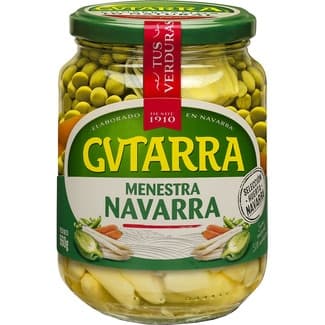 Menestra Navarra selección frasco 425 g neto escurrido - Gvtarra
