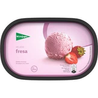 Helado de fresa tarrina 1 l - El Corte Ingles