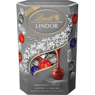 Silver bombones de chocolate surtidos estuche 337 g - Lindt Lindor