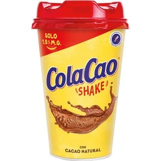 Batido de leche y cacao natural 1,5% M.G. Sin Gluten vaso 200 ml - Colacao Shake