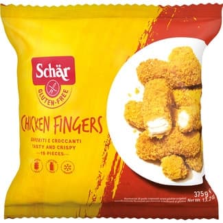 Fingers de pollo sin gluten y sin lactosa envase 375 g - Schar
