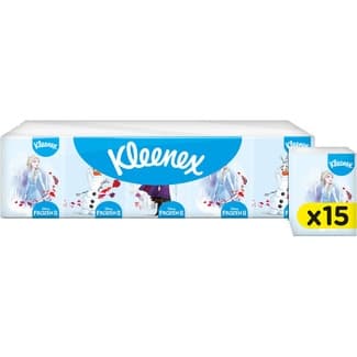 Pañuelos faciales Disney mini 4 capas paquete 15 unidades - Kleenex