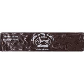 Turrón de chocolate Bitter con almendra Calidad Suprema estuche 300 g - Vicens