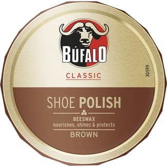 Limpia calzado crema marrón lata 50 ml - Bufalo