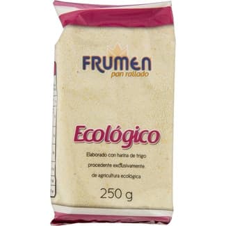 Pan rallado ecológico bolsa 250 g - Frumen