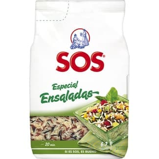 Arroz largo especial ensaladas y guarniciones paquete 500 g - Sos