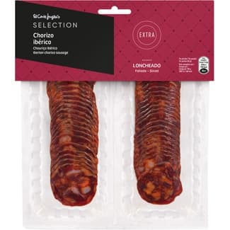 Chorizo ibérico extra en lonchas pack 2 x 75 g envase 150 g - El Corte Ingles Selection