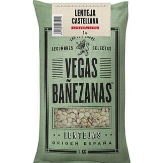 Lenteja castellana saco 1 kg - Vegas Bañezanas
