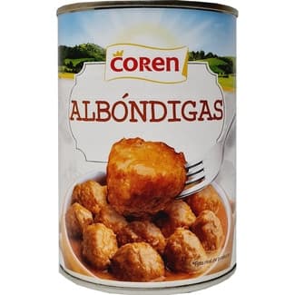 Albóndigas lata 420 g neto escurrido - Coren