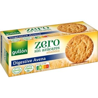 Galletas digestive de avena sin azúcares añadidos caja 410 g - Gullon Zero