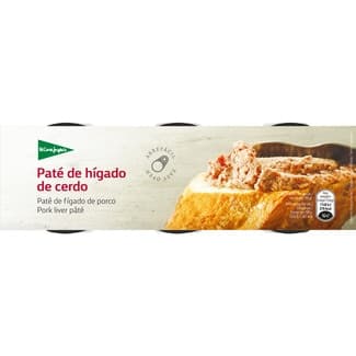 Paté de hígado de cerdo pack 3 latas 80 g - El Corte Ingles