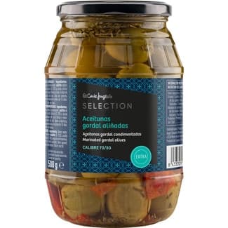 Aceitunas gordal aliñadas frasco 500 g neto escurrido - El Corte Ingles Selection