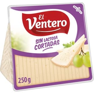 Queso tierno mezcla elaborado con leche pasteurizada sin lactosa cortadas cuña 250 g - El Ventero