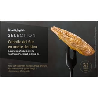 Filetes de caballa del sur en aceite de oliva lata 85 g neto escurrido - El Corte Ingles Selection