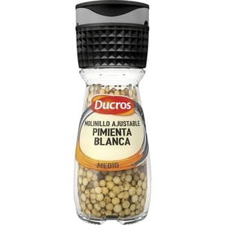 Pimienta blanca molinillo ajustable frasco 39 g - Ducros