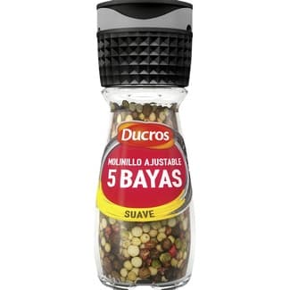 5 Bayas molinillo ajustable frasco 24 g - Ducros