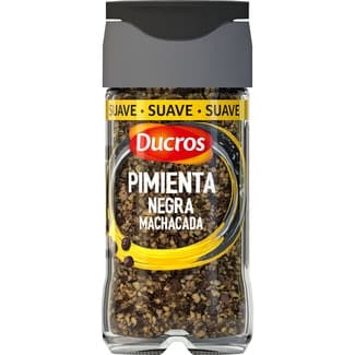 Pimienta negra machacada suave frasco 38 g - Ducros