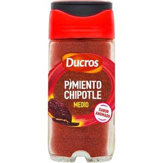 Sazonador de pimiento chipotle ahumado, pimentón ahumado y chile molido frasco 13 g - Ducros