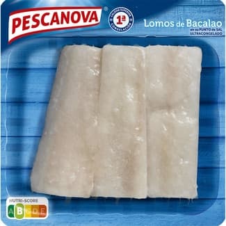 Lomos de bacalao en su punto de sal bandeja 300 g neto escurrido - Pescanova