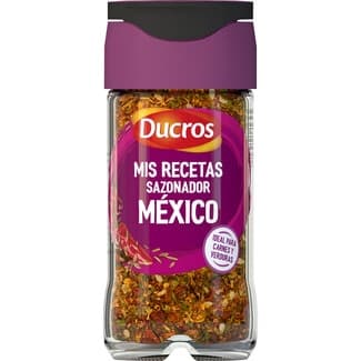 Sazonador México a base de pimentón y comino ideal para carnes y verduras frasco 40 g - Ducros Mis Recetas