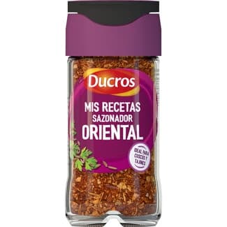 Sazonador Oriental a base de comino y perejil ideal para carnes y verduras frasco 32 g - Ducros Mis Recetas