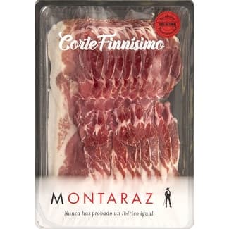 Corte Finíssimo paleta de cebo de campo ibérica 50% raza ibérica en lonchas envase 80 g - Montaraz