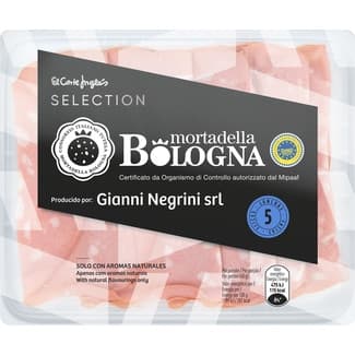 Mortadela en lonchas IGP Bolonia envase 120 g - El Corte Ingles Selection