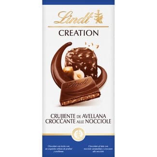 Chocolate con leche relleno de crujiente de avellana tableta 150 g - Lindt Creation