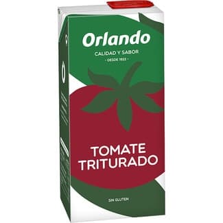 Tomate natural triturado sin gluten envase 800 g - Orlando