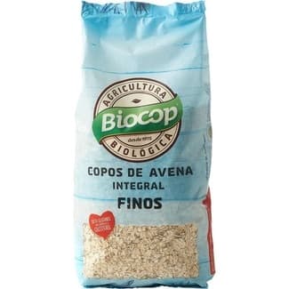 Copos finos avena integral biológica bolsa 500 g - Biocop