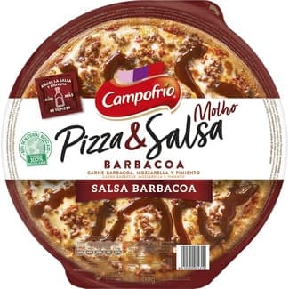 Pizza barbacoa carne, mozzarella y pimiento con salsa barbacoa envase 410 g - Campofrio