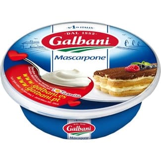 Queso italiano mascarpone tarrina 250 g - Galbani