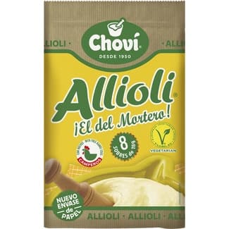 Salsa fresca vegetariana alioli bolsa 144 g contiene 8 sobres - Chovi
